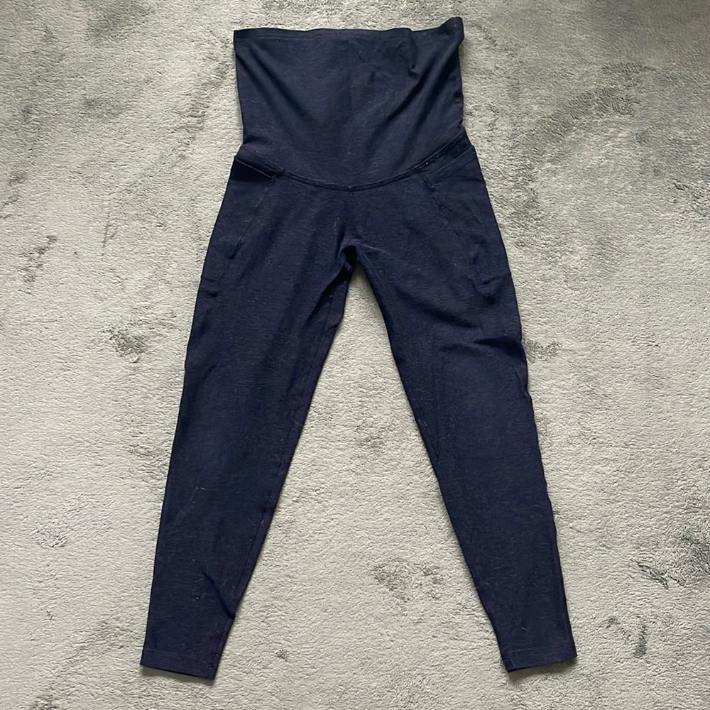 Beyond the Bump Spacedye Love the Bump Maternity Pocket Midi Legging
